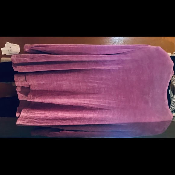 New Vikki Vi Top Button Down Lavender Top or Jacket 1X made USA - Picture 6 of 11